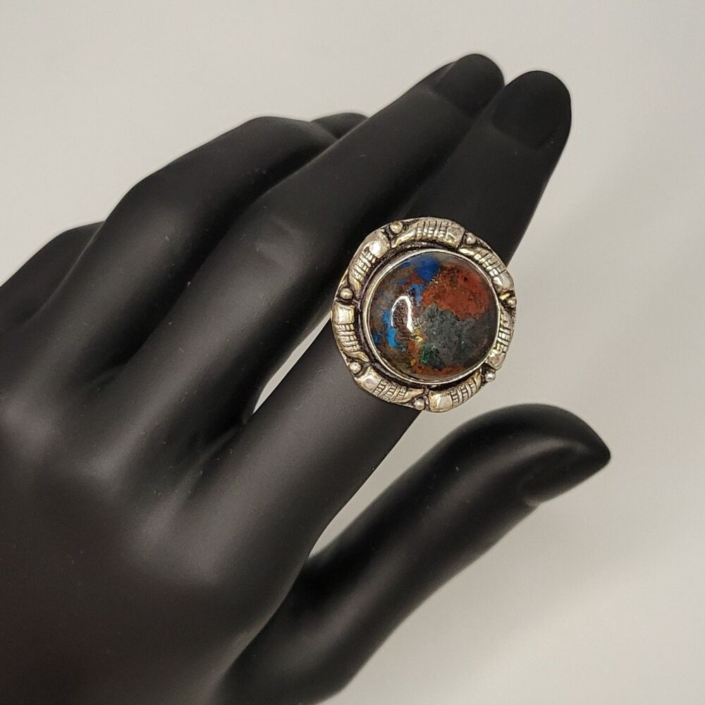 Adjustable Agate Ring